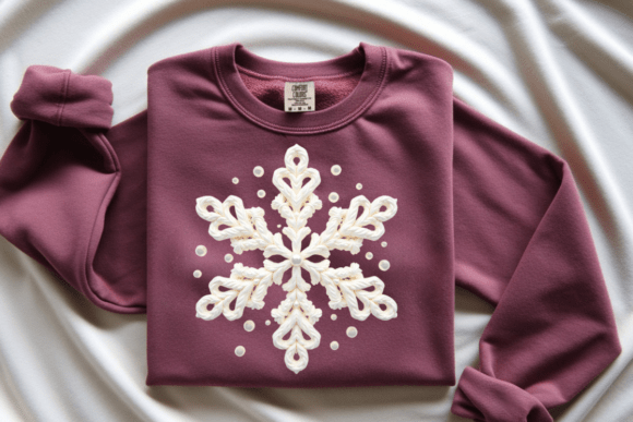 Snowflake Faux Yarn