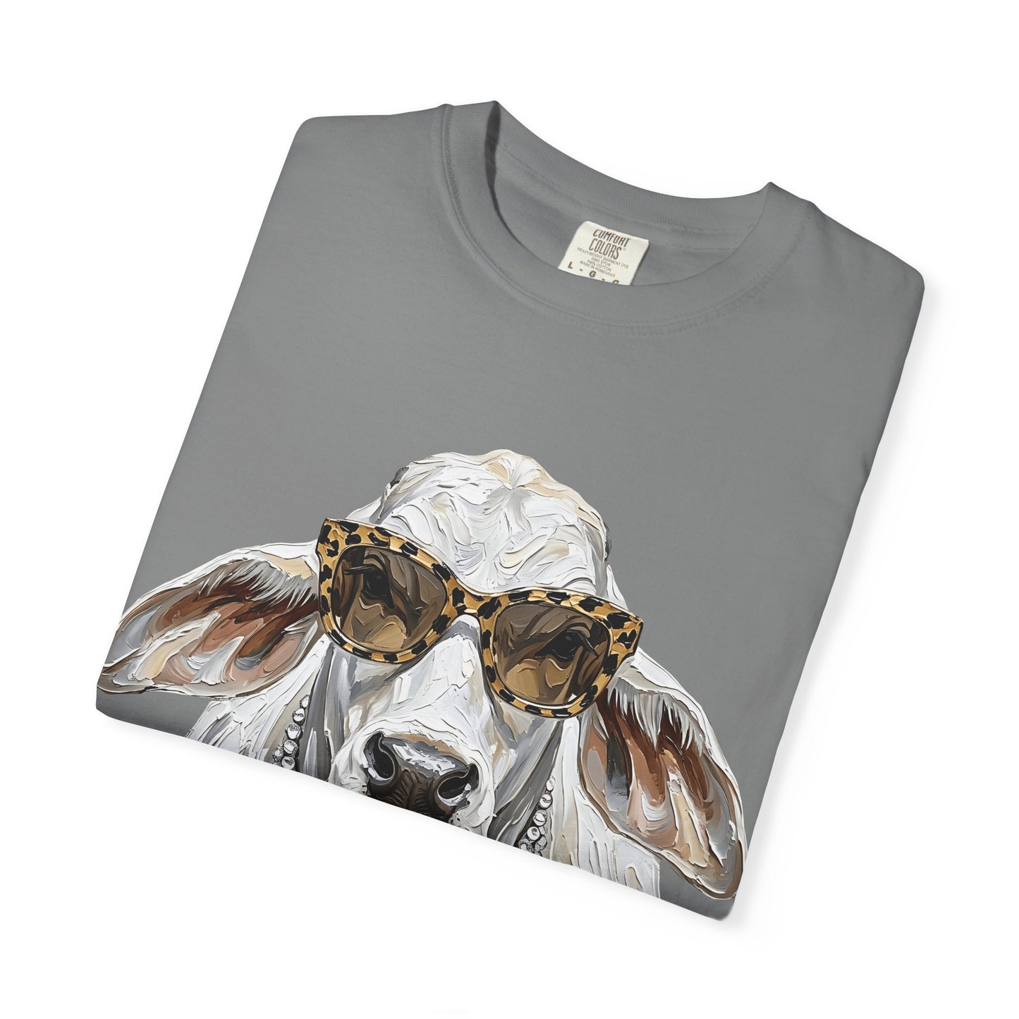 Cow With Shades Graphic T-Shirt
