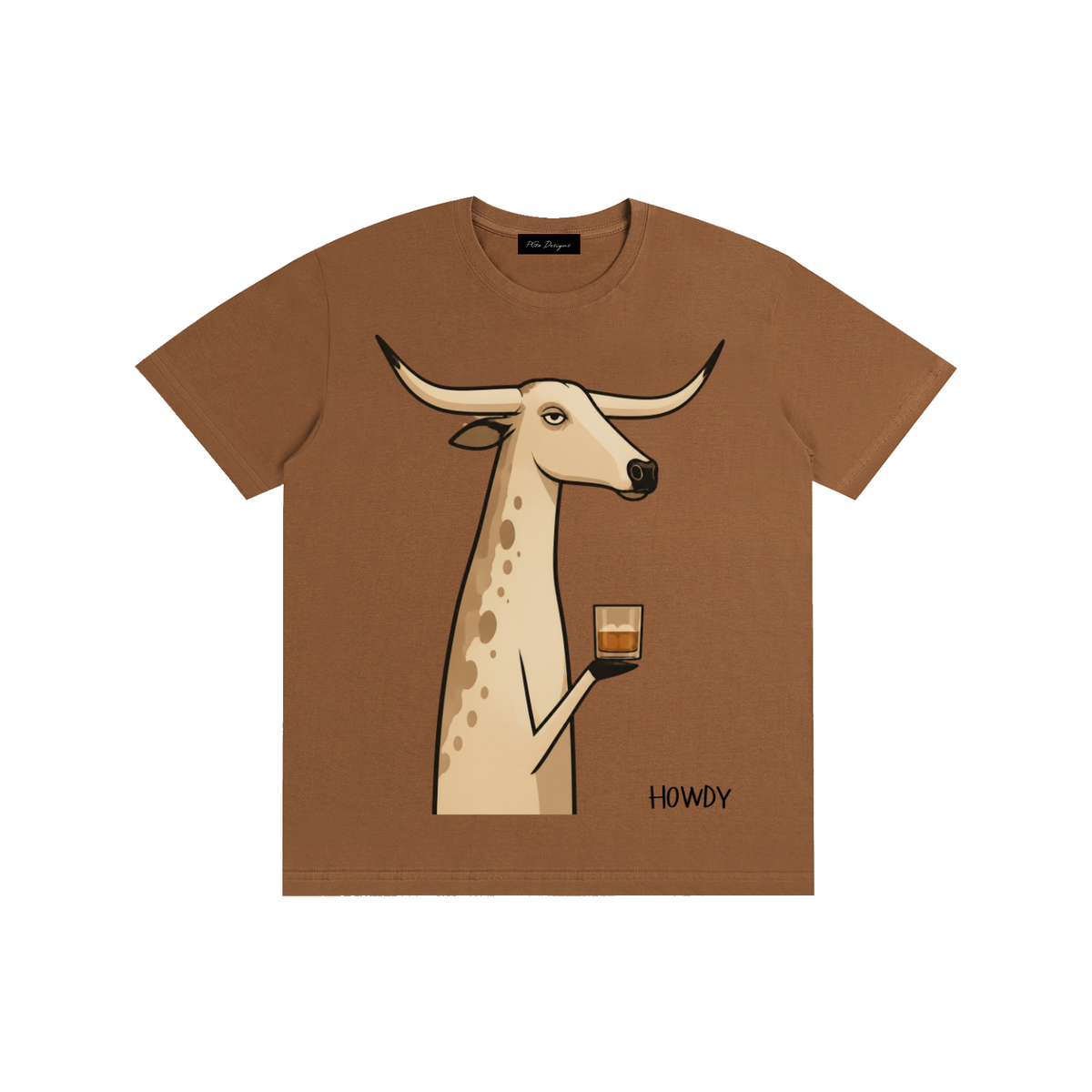 HOWDY STEER Pure Cotton Unisex T-Shirt