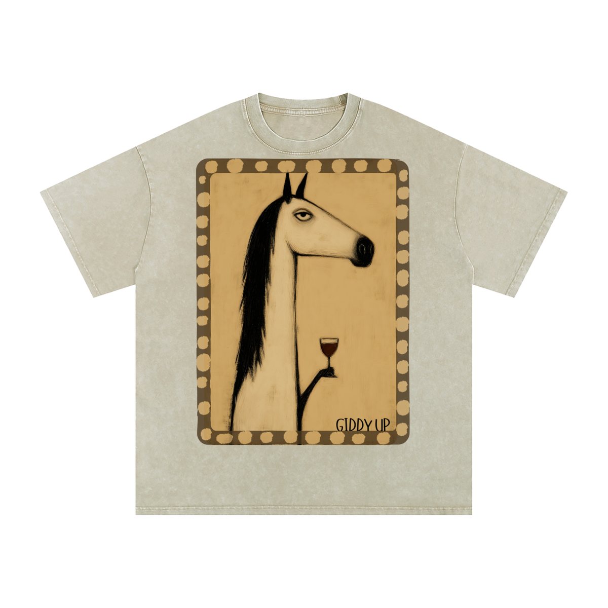 GIDDY UP OVERSIZED GRAPHIC