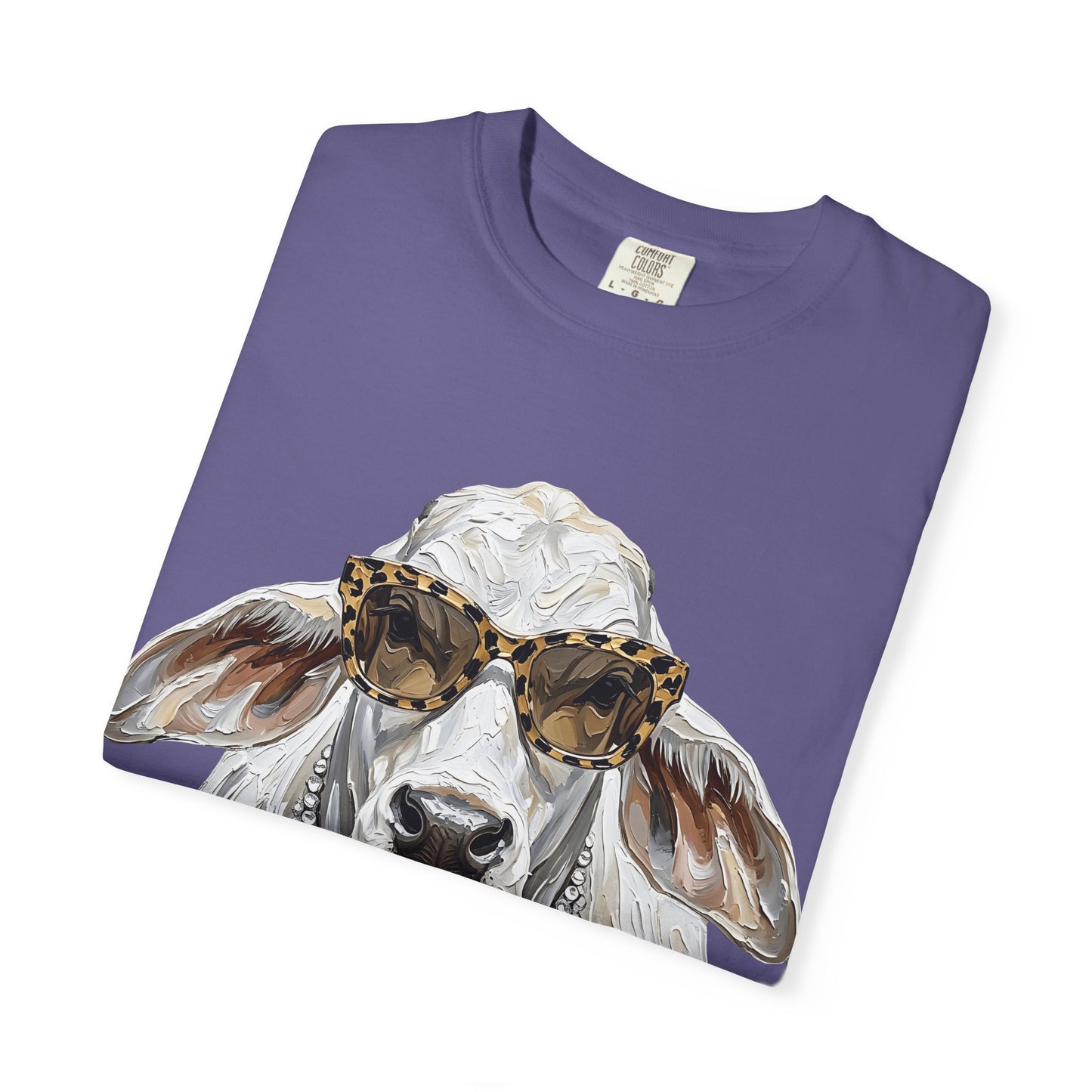 Cow With Shades Graphic T-Shirt