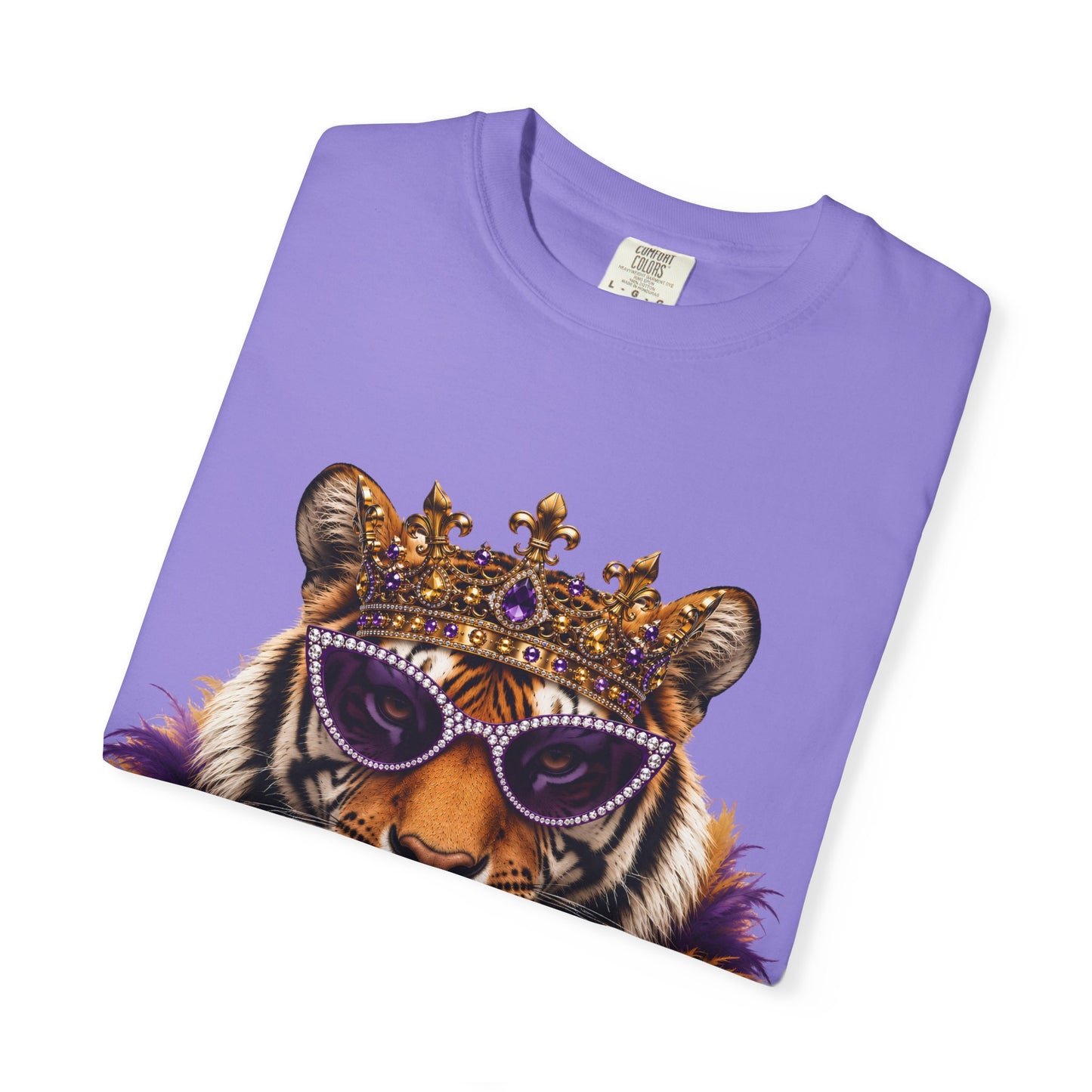 Royal Tiger Graphic T-Shirt — LSU Purple King Design
