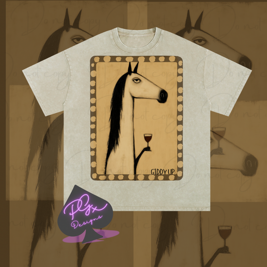 GIDDY UP OVERSIZED GRAPHIC
