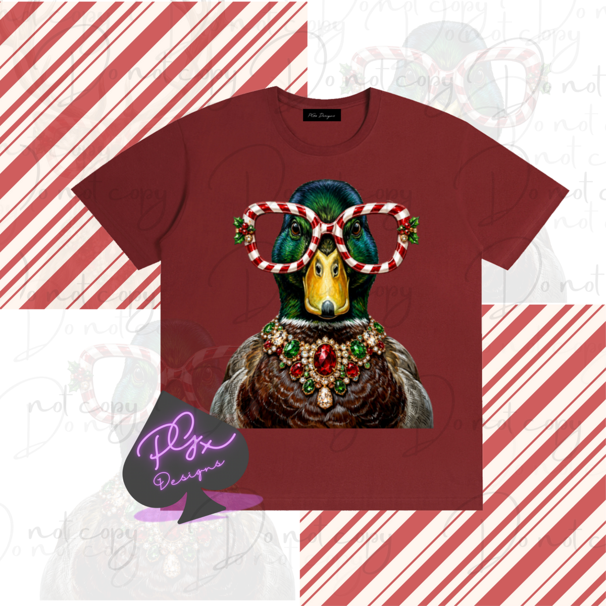 MALLARD HOLIDAY SPIRIT Pure Cotton Unisex T-Shirt