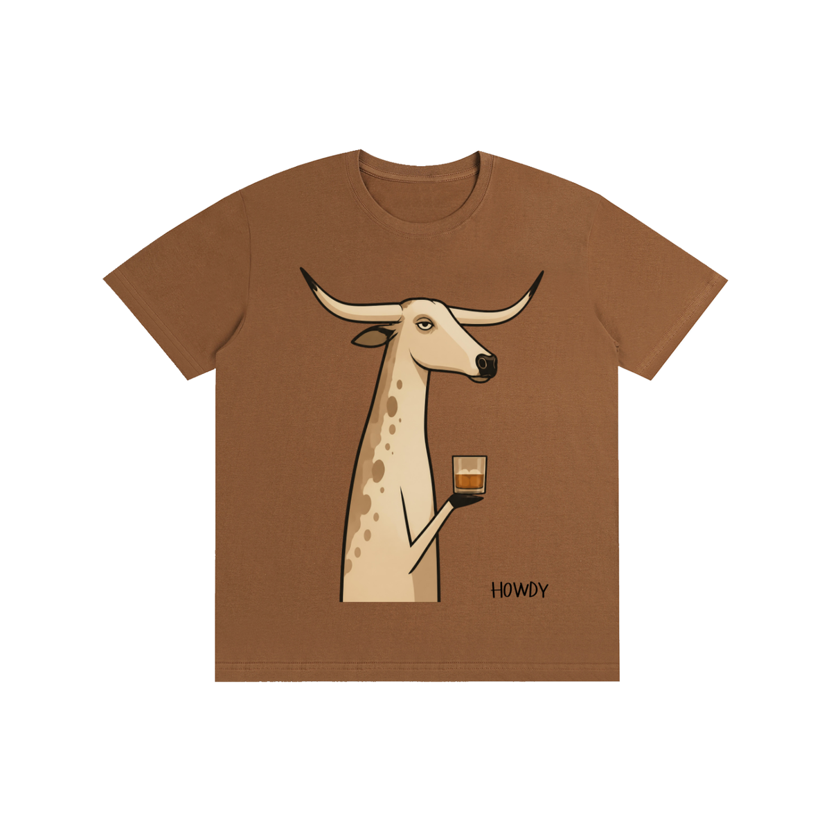 HOWDY STEER Pure Cotton Unisex T-Shirt