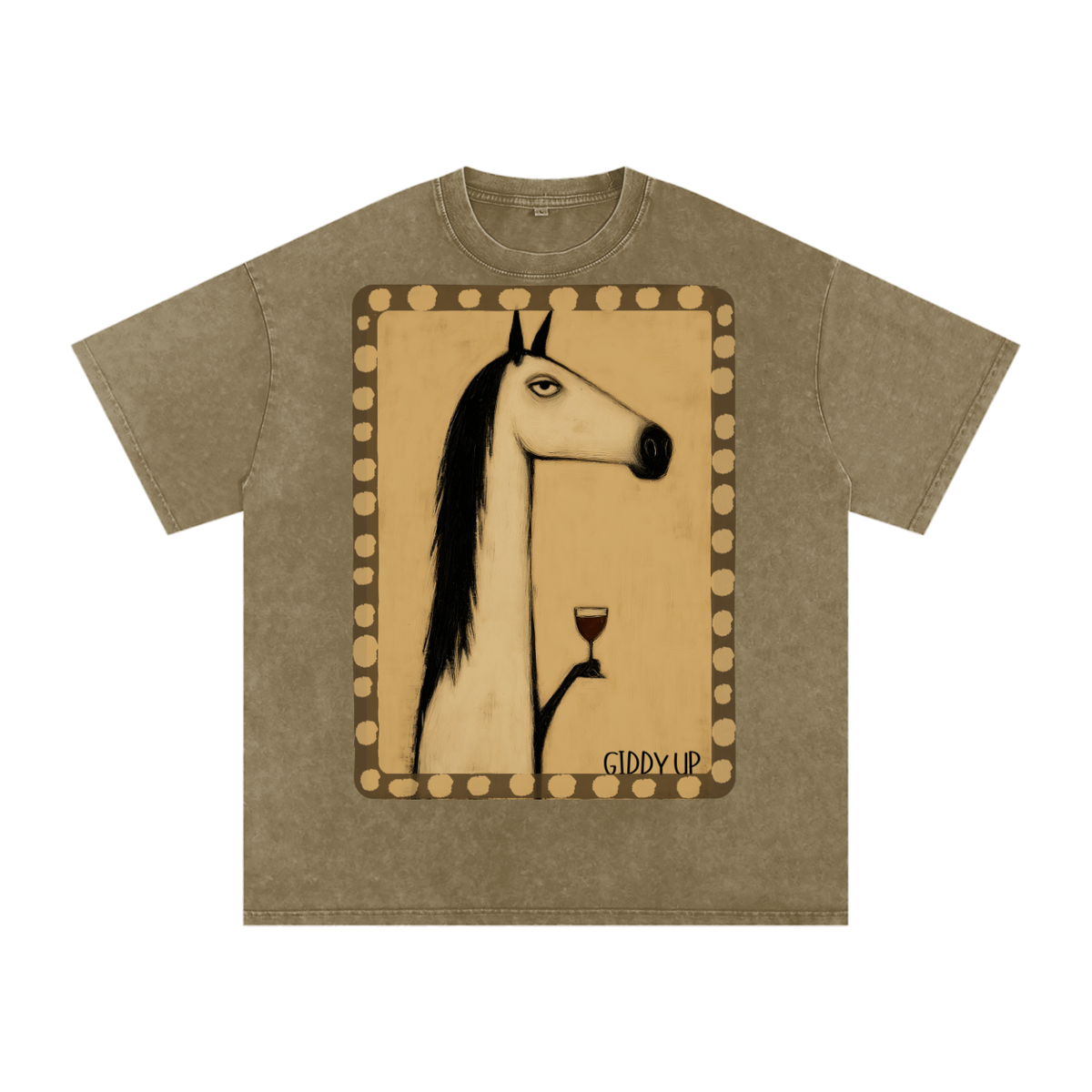 GIDDY UP OVERSIZED GRAPHIC