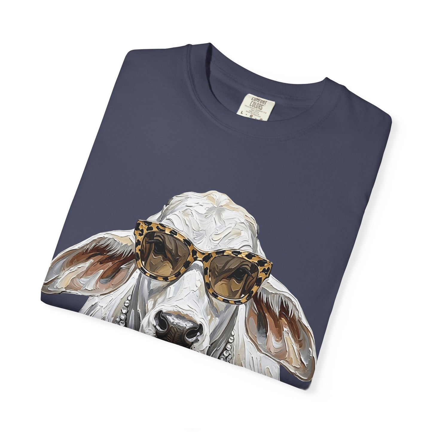 Cow With Shades Graphic T-Shirt