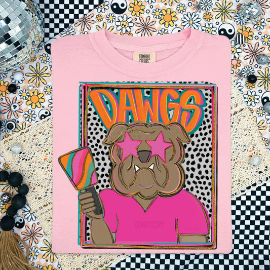 Dawgs Colorful Mascot Tee