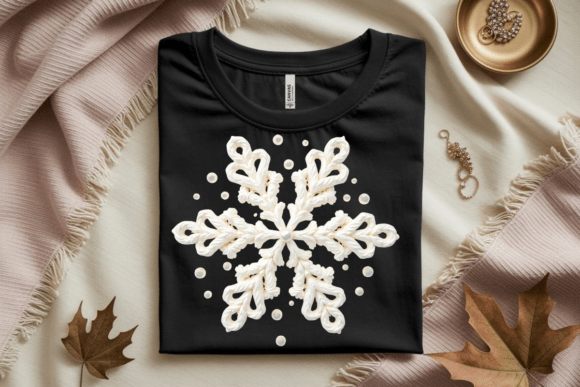 Snowflake Faux Yarn