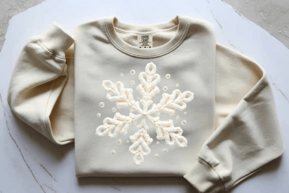 Snowflake Faux Yarn